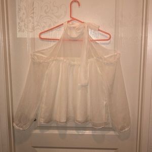 Zara White Blouse